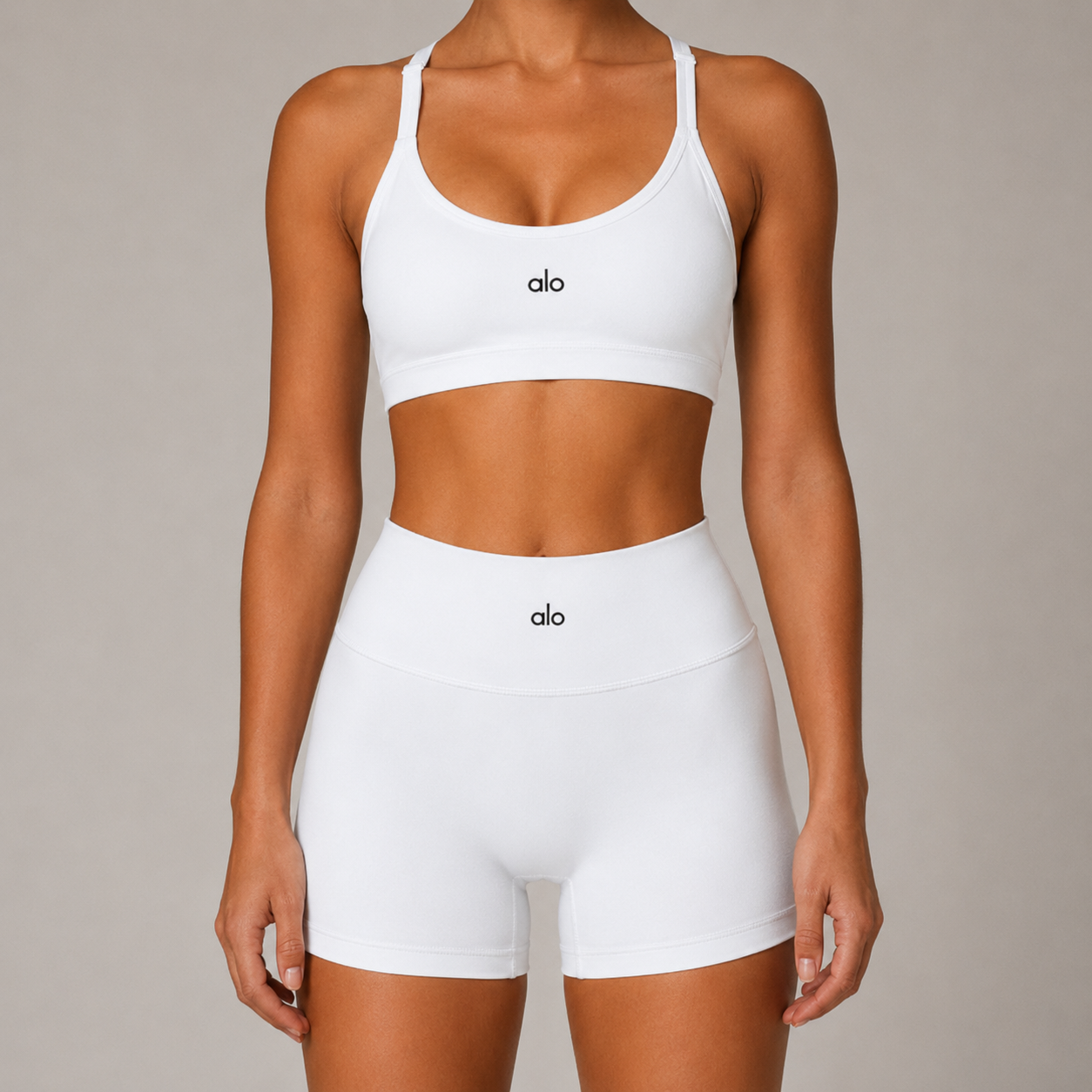 Burgundy Sports Bra & Shorts Set