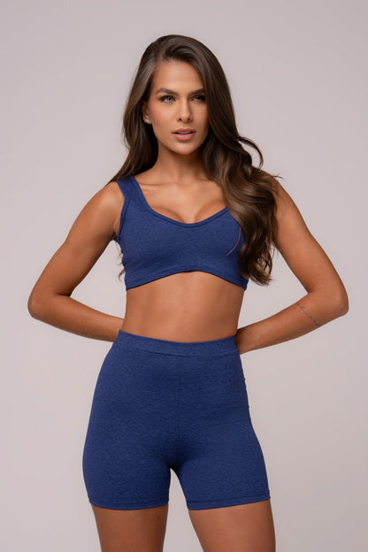 Cosmo Essence Navy Short and Top Set