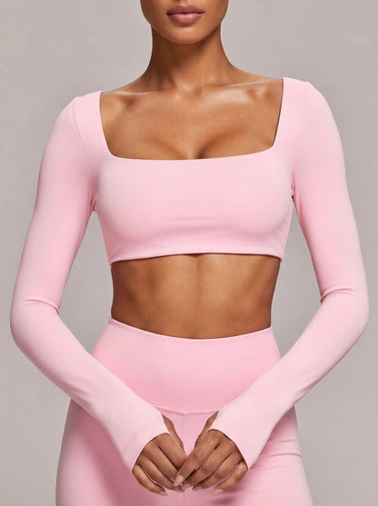 Women's Long Yoga Top Solenne Aura